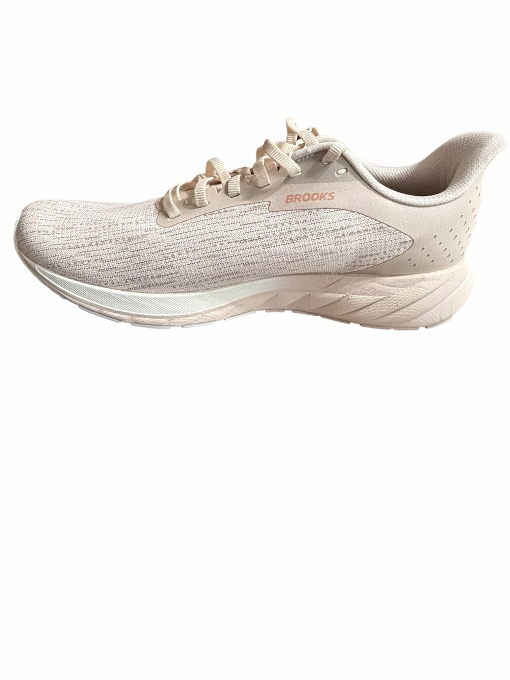 Brooks Women's Pale Blush Running Shoe with Coral Detail - Picture 3 of 8